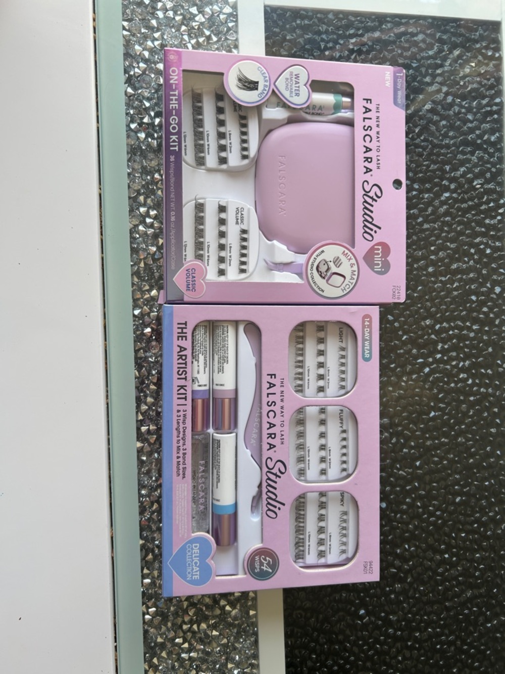 Studio Mini & Artist Kit False Eyelashes Set in Pink